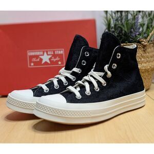 Converse Chuck 70 Black Lace High Top Sneakers Women's Size 8 NIB